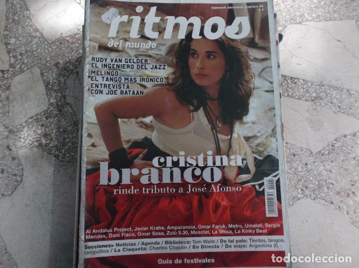 Magazines de musique: ritmos del mundo n&ordm; 4, cristina branco, javier krahe, omar faruk,umalali, omar sosa, mesclat, la shi