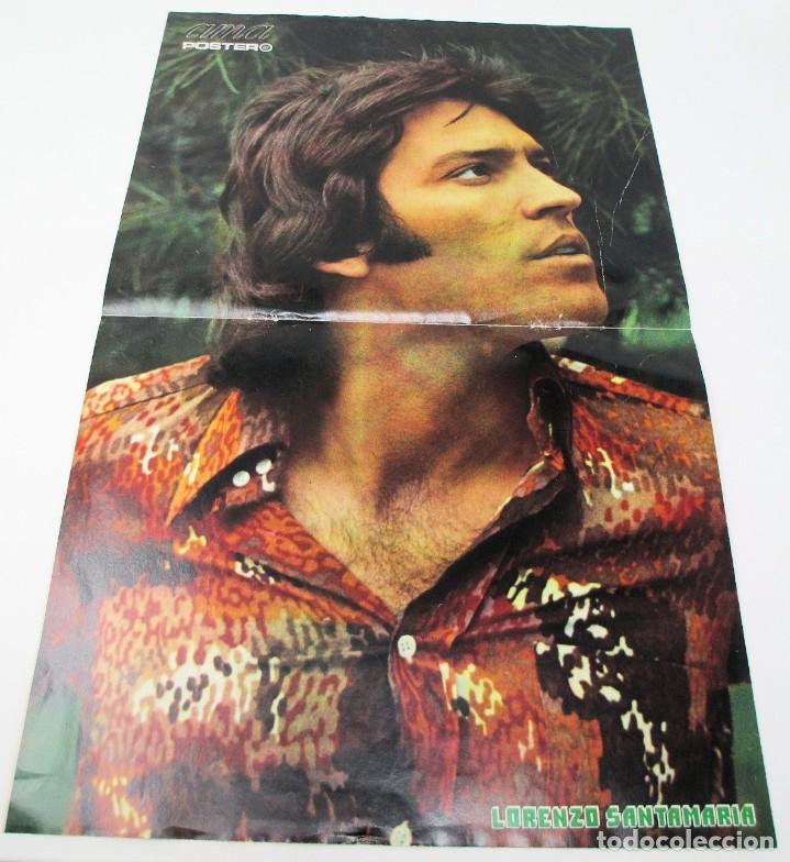 Musikzeitschriften: P&oacute;ster de Lorenzo Santamar&iacute;a de la Revista Ama de 1976. Mide 47 x 30 cm.