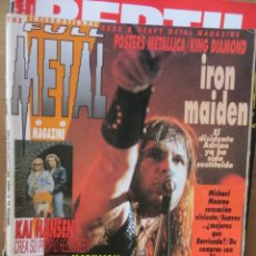 Revistas de música: FULL METAL:NUM.4-IRON MAIDEN-BARON ROJO-ROSENDO-LOS SUAVES-MICHAEL MONROE-VIA CRUCIS-KAI HANSEN. Lote 210938975