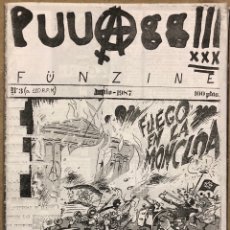 Revistas de música: PUUAG!!! N° 3 (GIPUZKOA 1986). HISTÓRICO PUNKZINE ORIGINAL; ODIO, U.B.R., GAZTETXE BILBAO, WRETCHET,. Lote 212508253