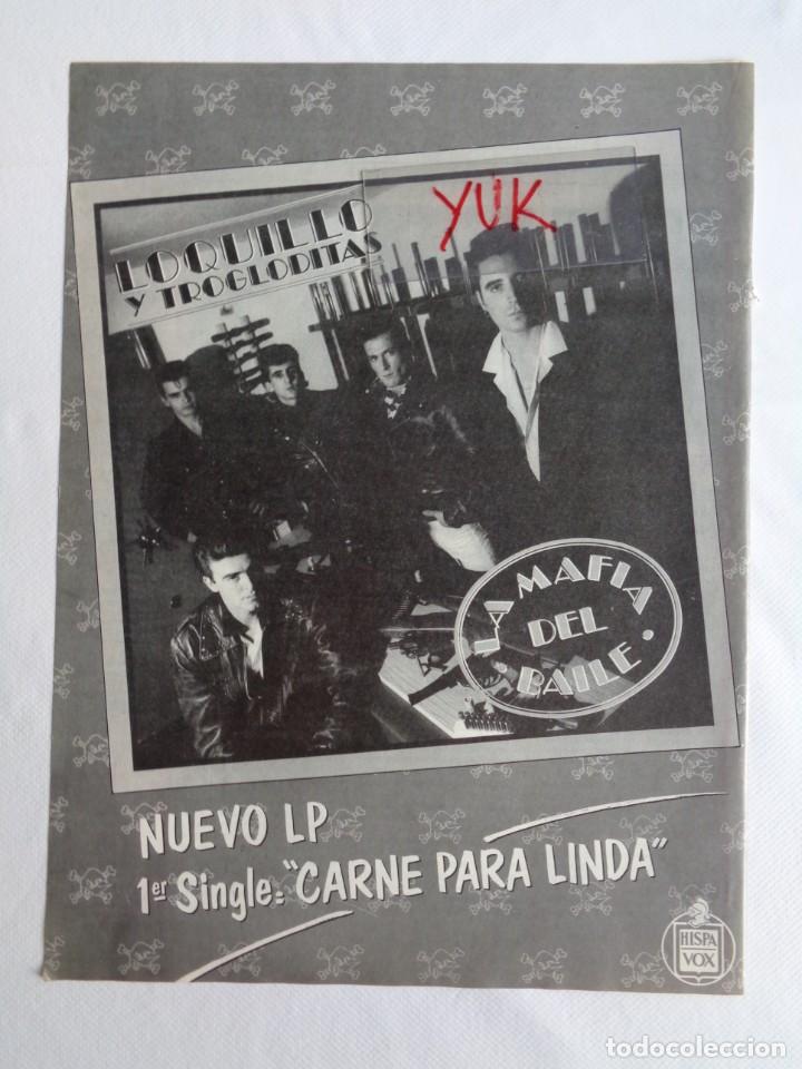 Revistas de m&uacute;sica: HOJA SUELTA DE LOQUILLO - SINGLE CARNE PARA LINDA - HISPAVOX - 1985