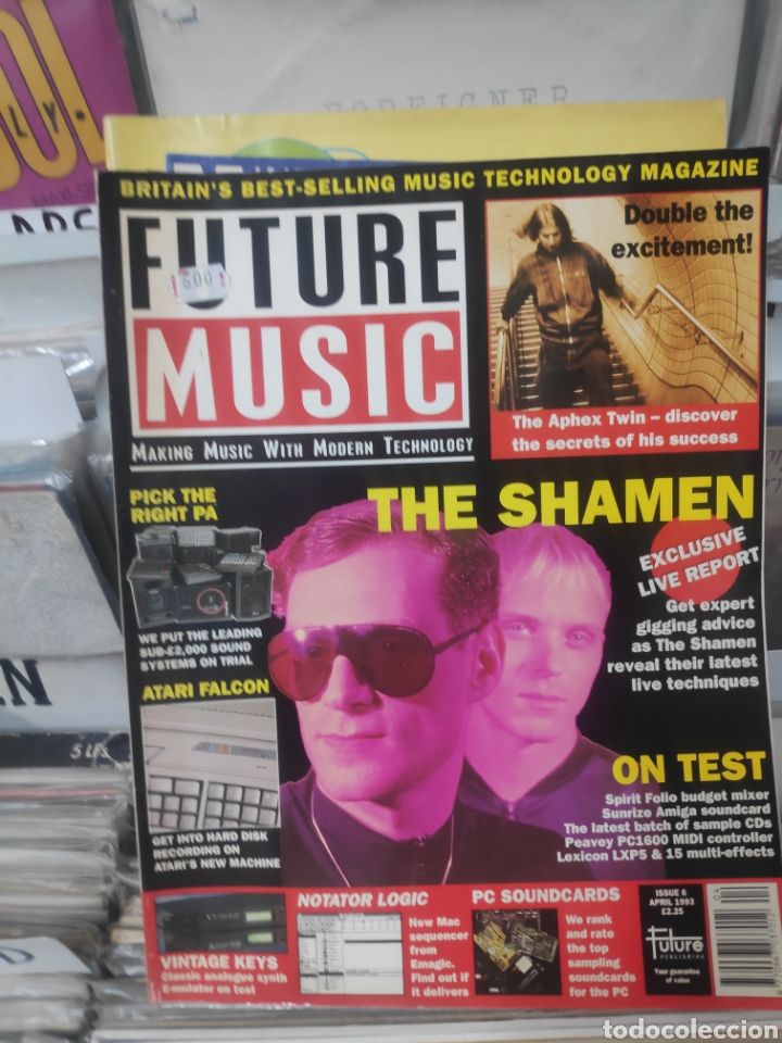 Revistas de m&uacute;sica: Future music the shamen l&oacute;gica april 1993 issue 6