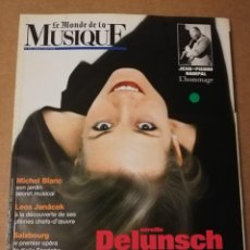 Revistas de música: REVISTA LE MONDE DE LA MUSIQUE Nº 245 (JUILLET - AOUT 2000) MIREILLE DELUNSCH. Lote 215205610