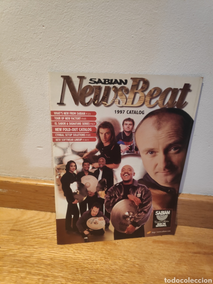 Revistas de m&uacute;sica: Newsbeat sabian 1997 cat&aacute;logo