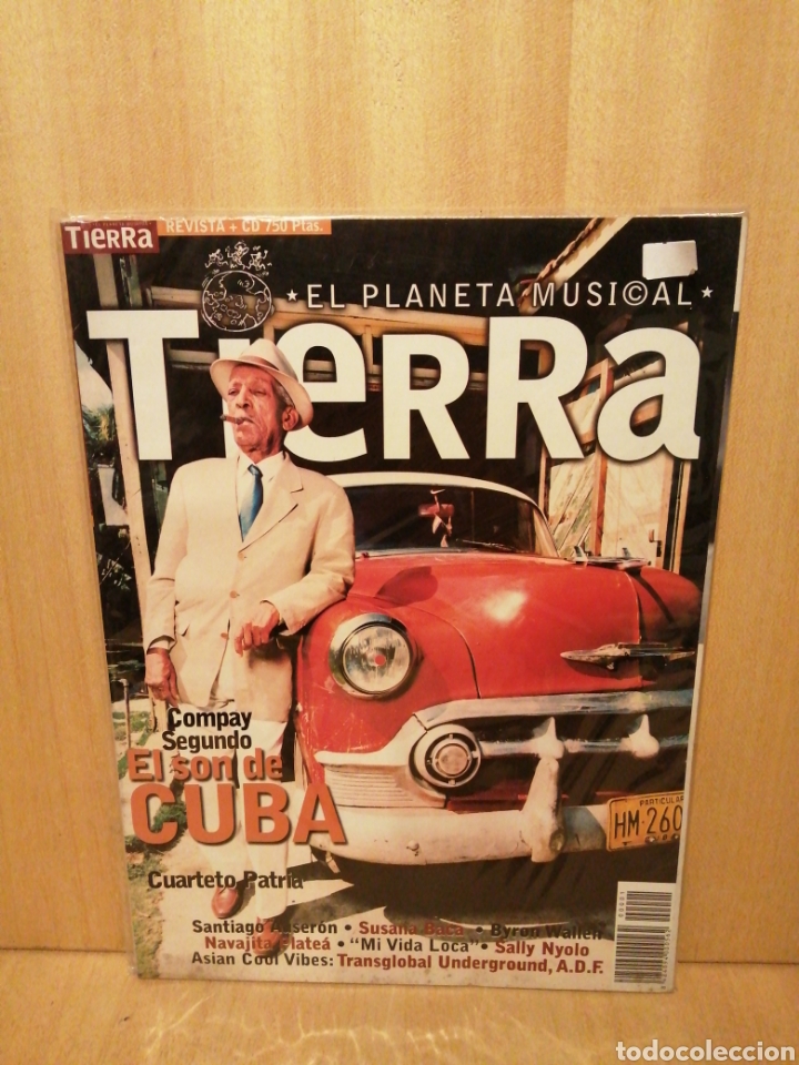 Magazines de musique: Terra. N&uacute;mero 1. Compay Segundo, Santiago Auseron, Transglobal Underground, etc. Sin CD.