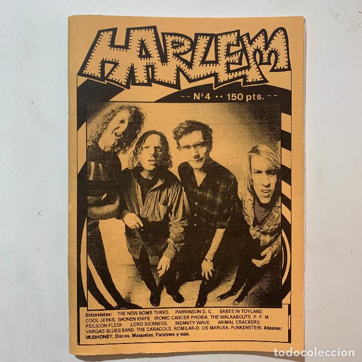 Revistas de m&uacute;sica: REVISTA FANZINE HARLEM N&ordm; 4 psilicon flesh new bomb turks parkinson d.c. babes in toyland