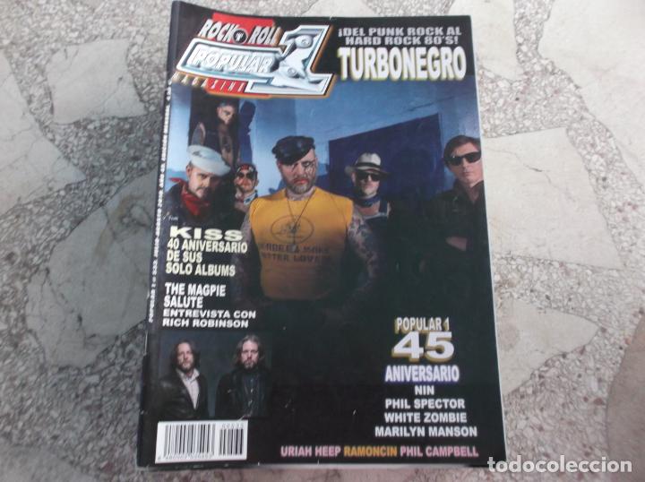 Revistas de m&uacute;sica: popular 1 n&ordm; 533, kiss 40 a&ntilde;os de su album, turbo negro, phil spector ,white zombie, marilyn manson