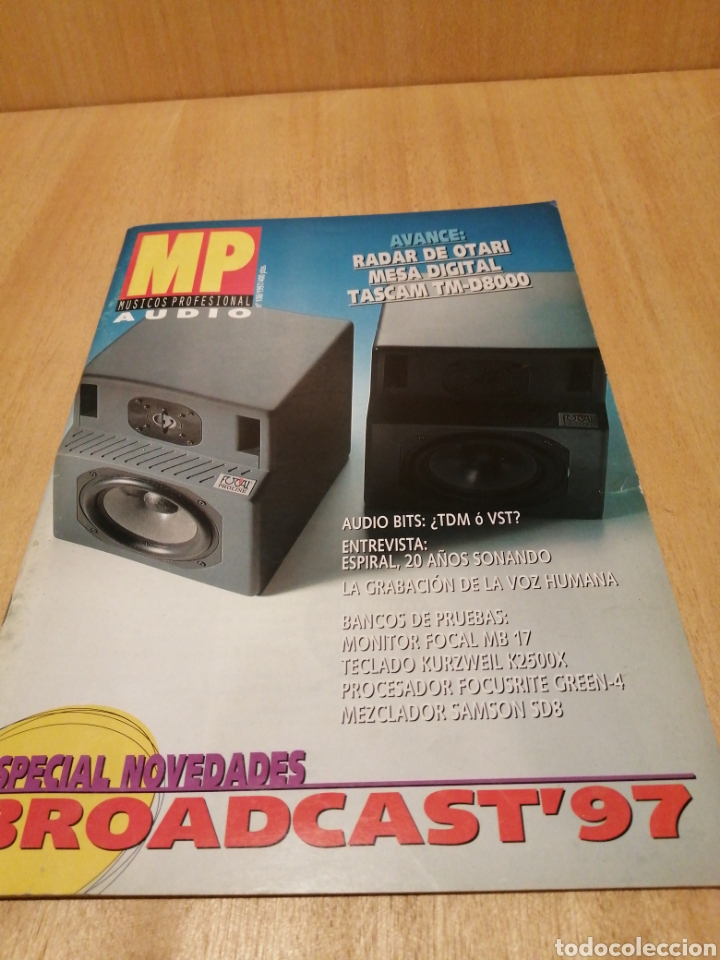 Music magazines: MP Audio. Num 108/1997. Monitor Focal MB 17. Kurzweil K2500X. Radar de Otari. Etc.