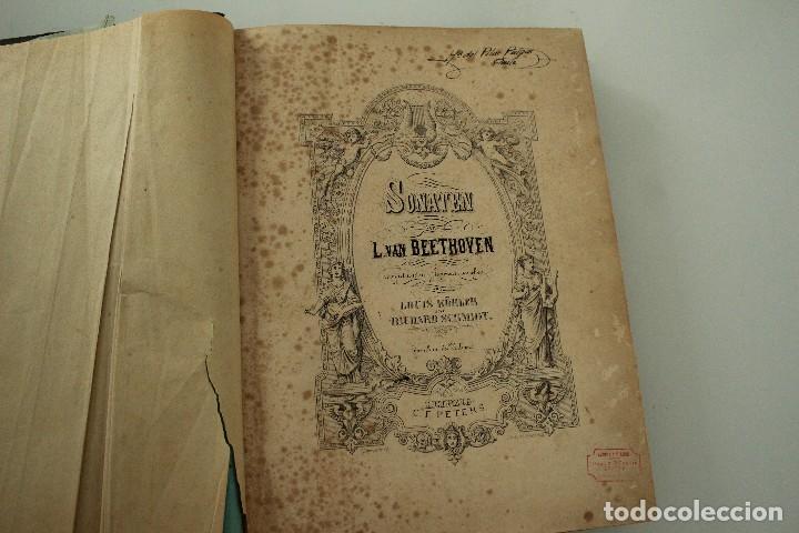 Revistas de m&uacute;sica: VER TEXTO INTERIOR LIBRO SONATEN L.VAN BEETHOVEN