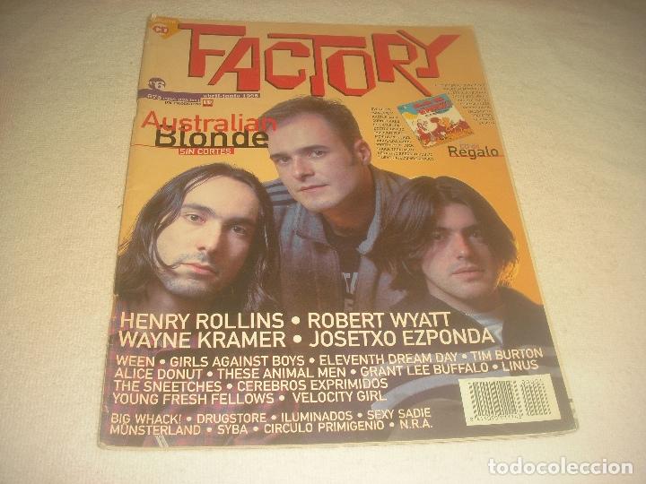 Revistas de m&uacute;sica: FACTORY N. 6 . ABRIL / JUNIO 1995. - Foto 1