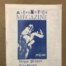 Revistas de música: ALTERNATIVE MEGAZINE (LONDON 1984). HISTÓRICO FANZINE ORIGINAL; VIRGIN PRUNES, KING KURT, U2,....