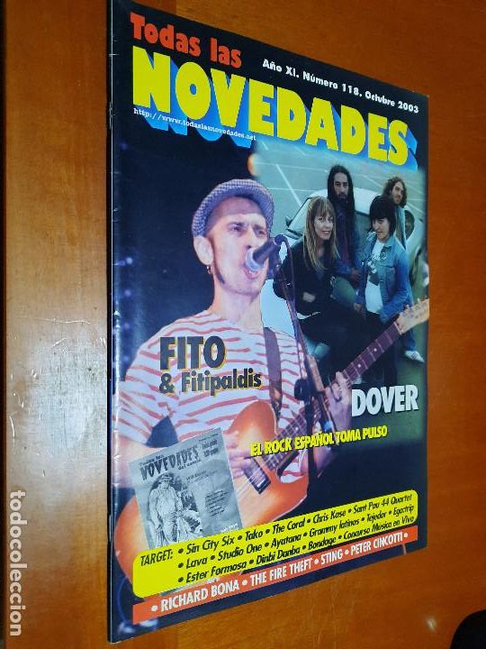 Magazines de musique: TODAS LAS NOVEDADES DEL MES 118. REVISTA. GRAPA. BUEN ESTADO. DIFICIL