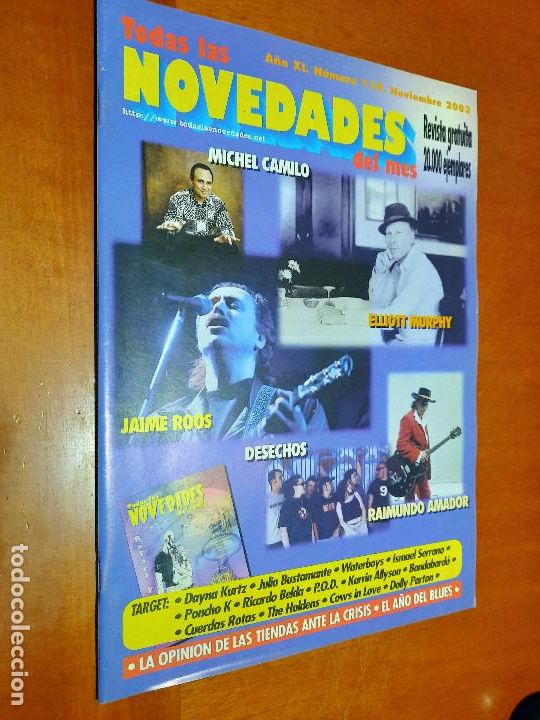 Magazines de musique: TODAS LAS NOVEDADES DEL MES 119. REVISTA. GRAPA. BUEN ESTADO. DIFICIL