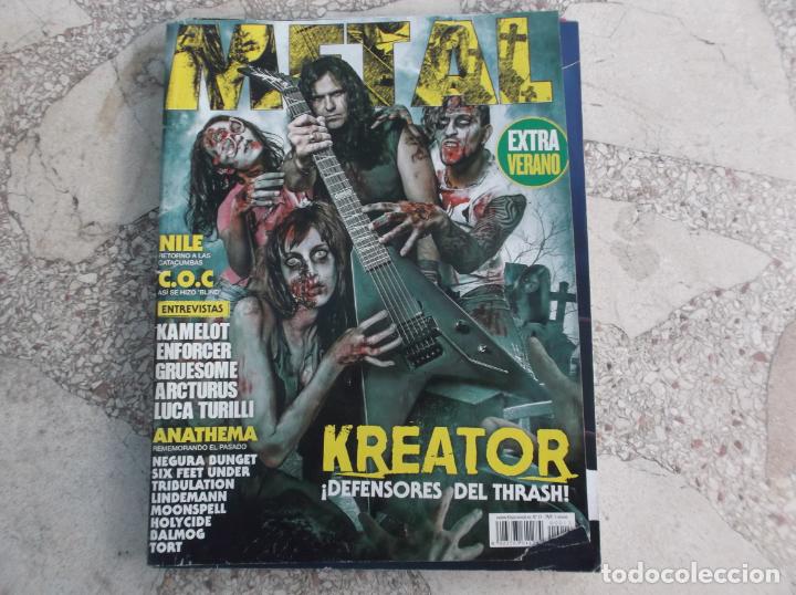 Magazines de musique: metal n&ordm; 13, kreator,nile,c.o.c,kamelot,enforcer,arcturus,luca turilli,anathema, negura bunget,tort,