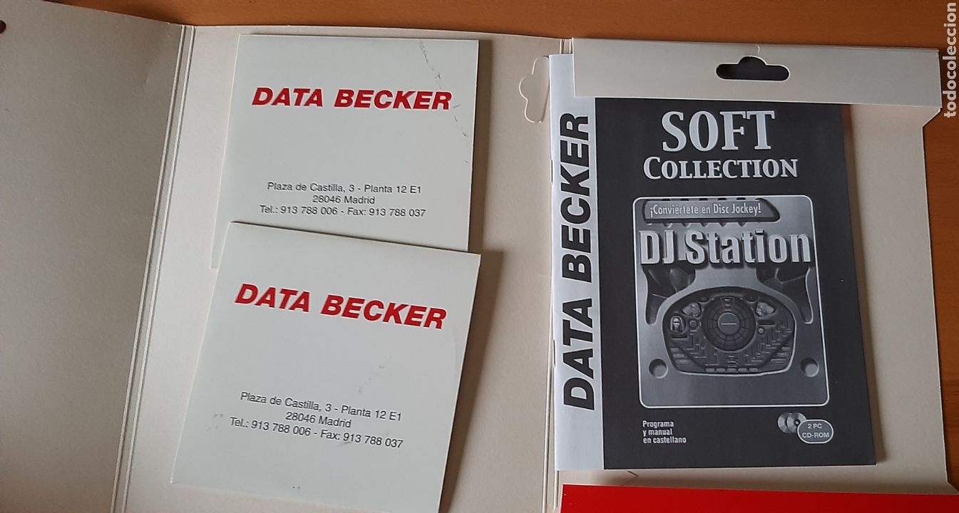 Revistas de m&uacute;sica: Programa DJ Station de Soft Collection - Data Becker - 2 CD-ROM e Instrucciones en carpeta - Foto 3