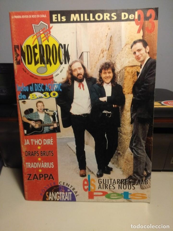Music magazines: ENDERROC 5 : ELS PETS + JA T&acute;HO DIRE + DRAPS BRUTS + TRADIVARIUS + ZAPPA + POSTER SANGTRAIT