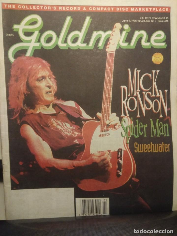 Music magazines: GOLDMINE 388 : MICK RONSON ( SPIDER MAN) + SWEETWATER