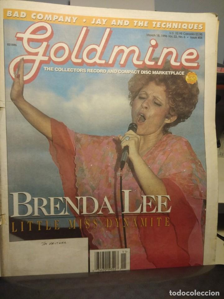 Music magazines: GOLDMINE 408: BRENDA LEE + JIM KELTNER + BAD COMPANY + JAY & THE TECHNIQUES