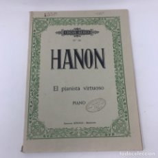Revistas de música: LIBRO EJERCICIOS DE PIANO - EL PIANISTA VIRTUOSO. Lote 228334385