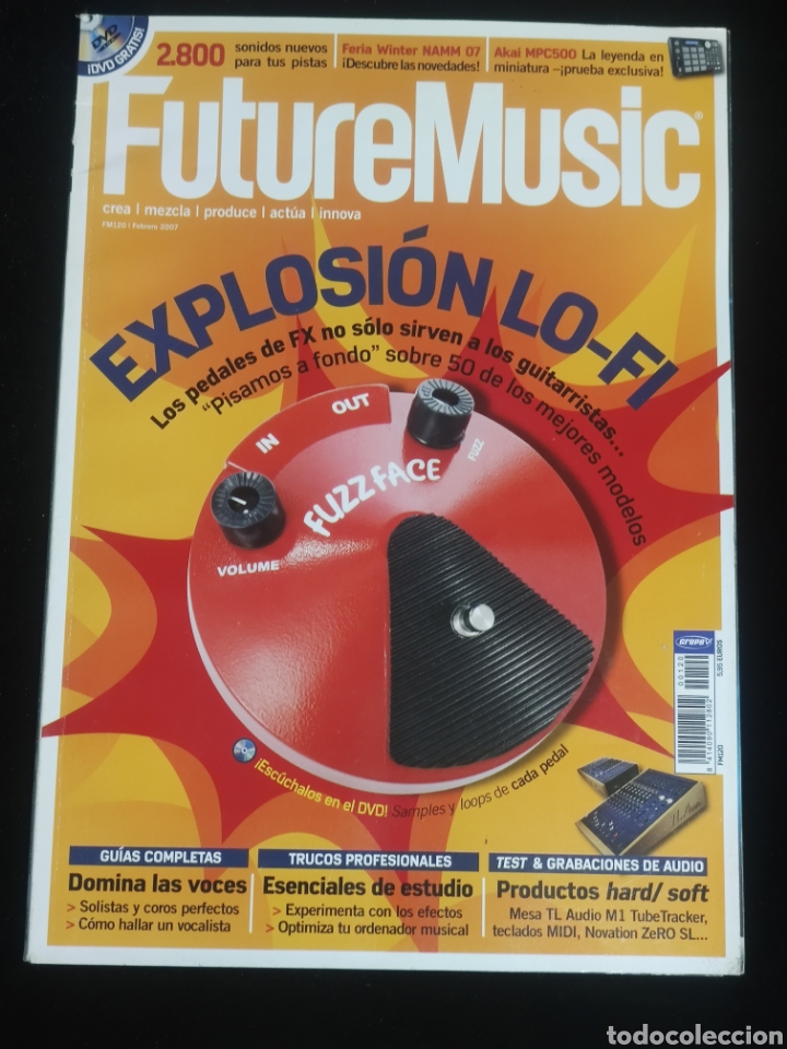 Music magazines: Revista Future Music n&deg; 120 + dvd. Febrero 2007.