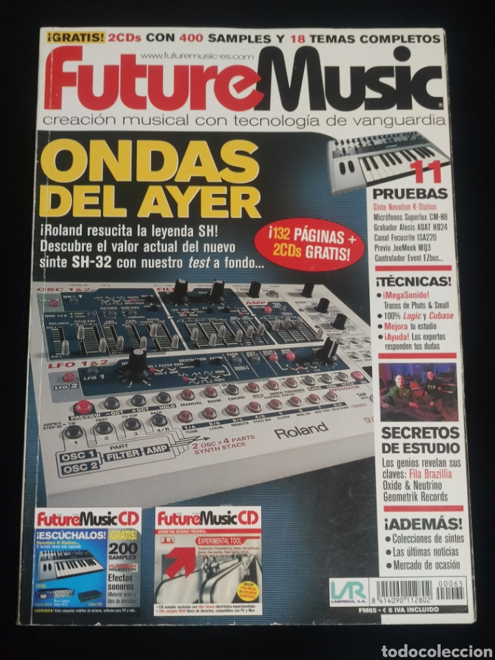 Music magazines: Revista Future Music n&deg; 65 + 2 cds.