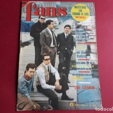 Revistas de música: REVISTA FANS Nº 58 1966 INCLUYE POSTER. Lote 230995325