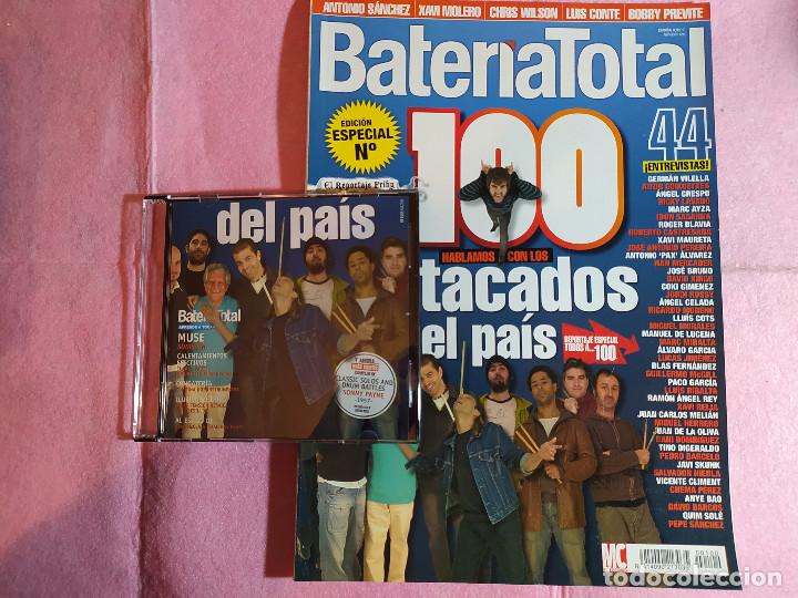 Music magazines: ESPECIAL MAGAZINE BATERIA TOTAL 100 + CD - Bobby Previte - Chris Wilson - Kelly Keagy - Xavi Molero
