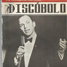 Revistas de música: DISCOBOLO 10 (PROCEDE DE ENCUADERNACION Y PARTE SUPERIOR ALGO GUILLOTINADO) SINATRA. Lote 236520725