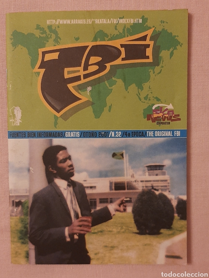 Music magazines: Fanzine FBI n. 32 two tone Jamaica ska history part 6 Ska Reggae