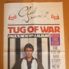 Revistas de música: CLUB SANDWICH #26 1982 PAUL MCCARTNEY WINGS FUN CLUB MAGAZINE TUG OF WAR BEATLES REVISTA. Lote 237678395