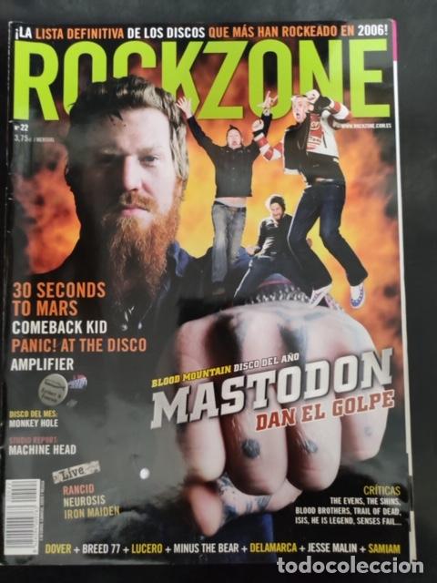 Riviste di musica: ROCKONE N&ordm; 22 MASTODON, 30 SECONDS TO MARS, DOVER, DELAMARCA, SAMIAM, PANIC AT THE DISCO, LUCERO
