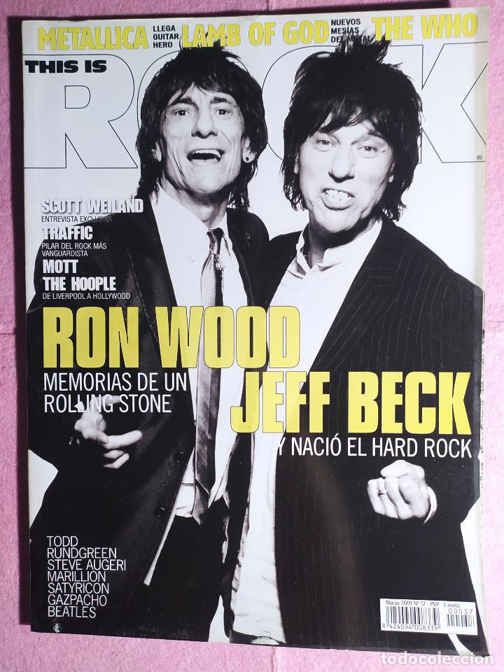 Revistas de m&uacute;sica: MAGAZINE THIS IS ROCK 57 - RON WOOD - JEFF BECK - METALLICA - LAMB OF GOD