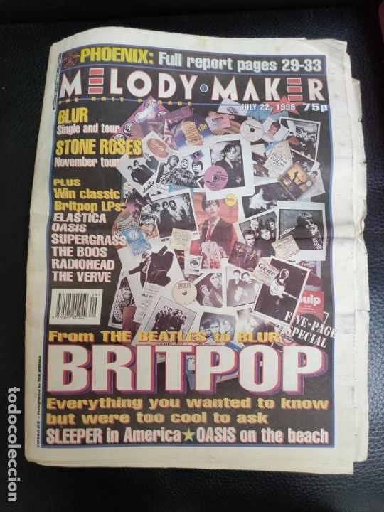 Riviste di musica: MELODY MAKER BRITPOP - THE BEATLES, BLUR, STONE ROSES, OASIS, RADIOHEAD, THE VERVE, SUPERGRASS