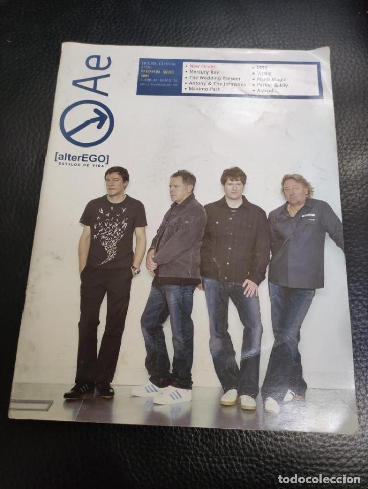Riviste di musica: ALTER EGO ESTILOS DE VIDA - NEW ORDER, MERCURY REV, M83, VITALIC, MAXIMO PARK, PRIMAVERA SOUND 2005