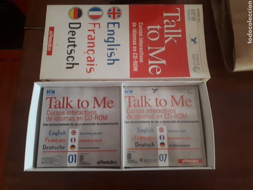 Magazines de musique: Talk to me. Cursos interactivos de idiomas. 12 CD ROM.