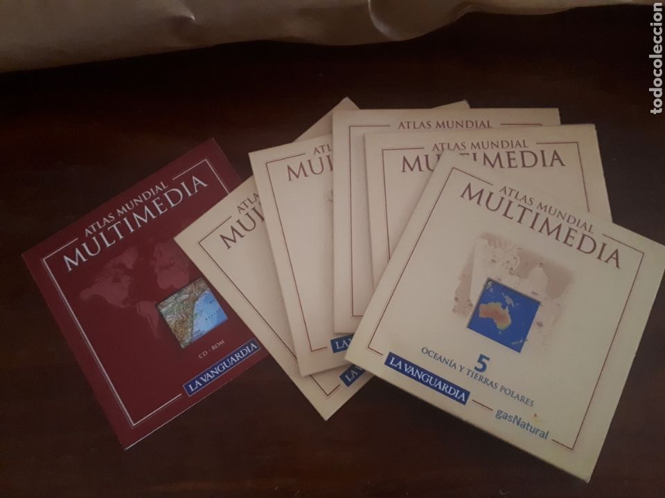 Magazines de musique: Atlas mundial multimedia. La Vanguardia. 5 CD ROM.