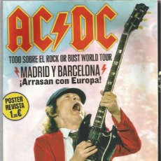 Revistas de música: AC DC POSTER REVISTA 1