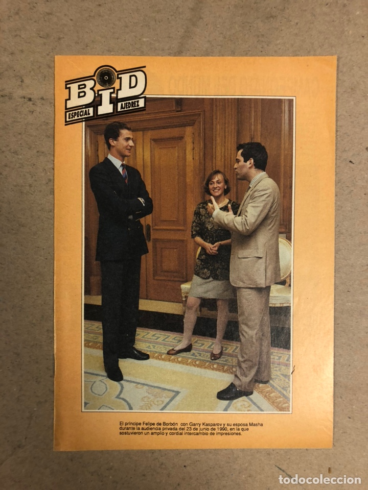 Magazines de musique: BID BOLET&Iacute;N INFORMATIVO DISCOPLAY ESPECIAL AJEDREZ (1990). KASPAROV.