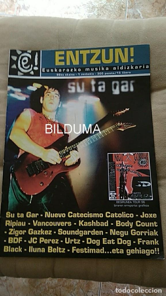 Music magazines: SU TA GAR - NEGU GORRIAK / ENTZUN N&ordm; 1 - 1996 EIBAR