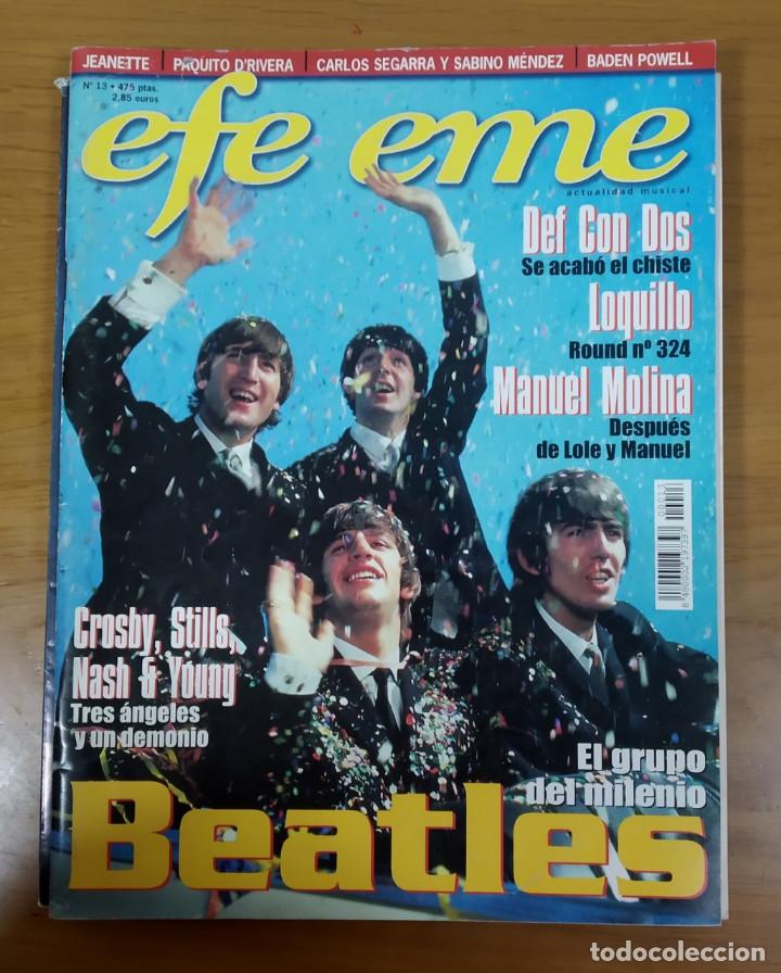 Magazines de musique: EFE EME. PRECIOSA REVISTA N&ordm; 13. PORTADA THE BEATLES.