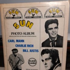 Revistas de música: SUN PHOTO ALBUM (CARL MANN, CHARLIE RICH, JERRY LEE LEWIS, ELVIS PRESLEY, BILL JUSTIS, JOHNNY CASH,