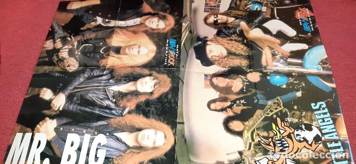 Magazines de musique: poster doble MR.BIG - LITTLE ANGELS