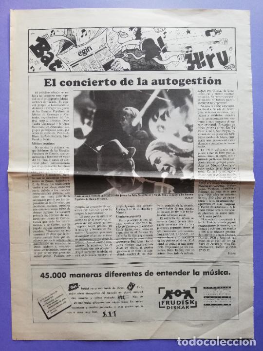 Magazines de musique: BAT BI HIRU EGIN ABRIL 1992 ENTREVISTA CON EL DROGAS TXARRENA ROCK DAM