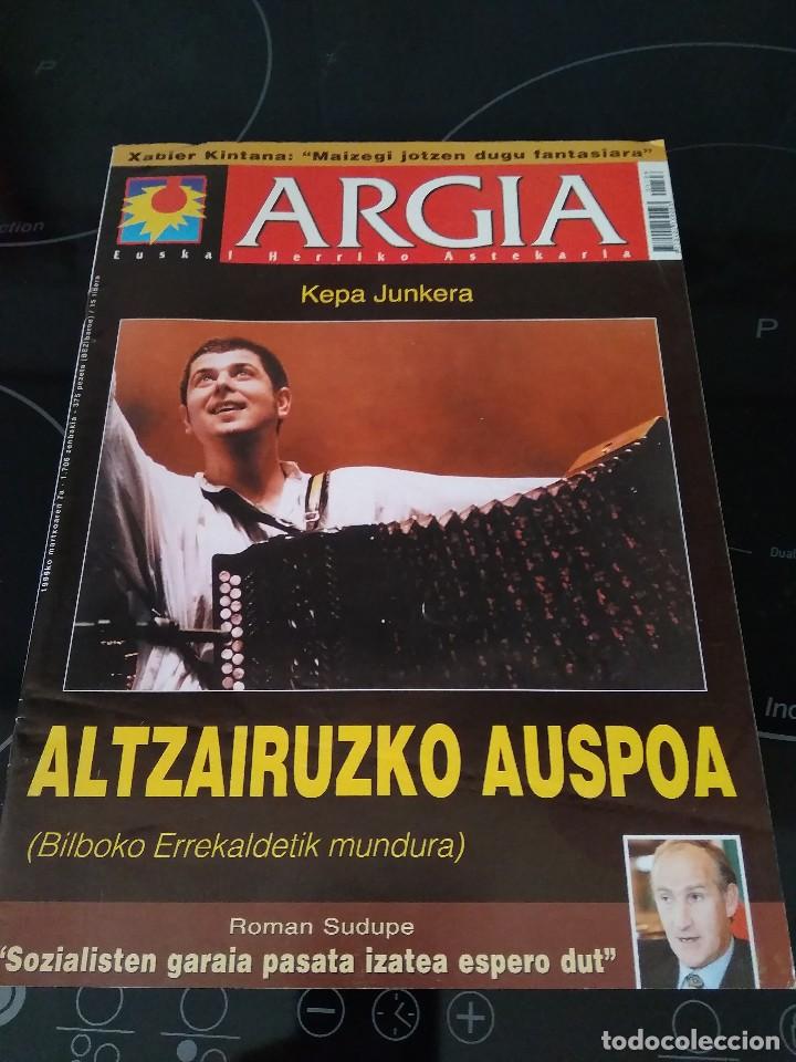 Magazines de musique: KEPA JUNKERA / ARGIA 1999 / TRIKITIXA 3 HORRI