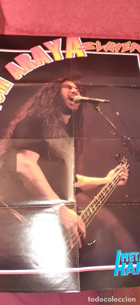 Revistas de m&uacute;sica: doble poster SLAYER IRON MAIDEN