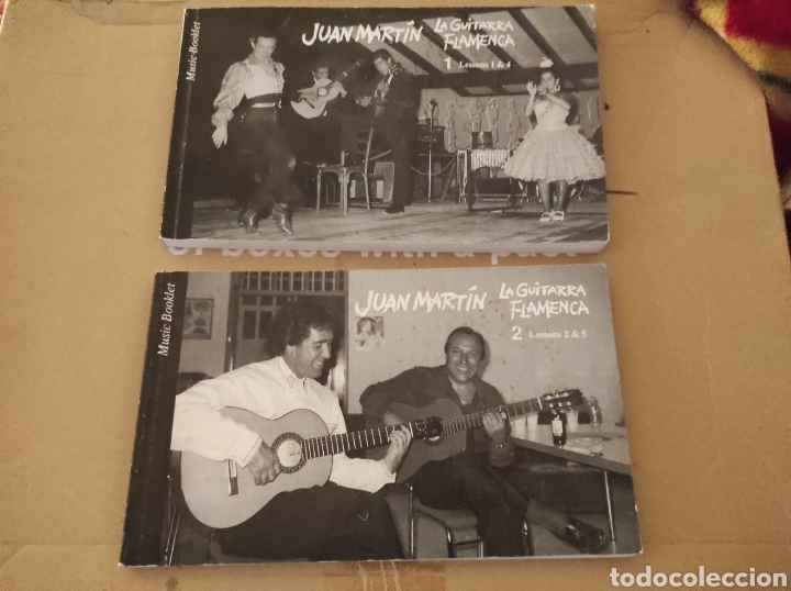Revistas de m&uacute;sica: JUAN MARTIN. &Ntilde;A GUITARRA FLAMENCA. 2 TOMOS. MUSIC BOOKLET
