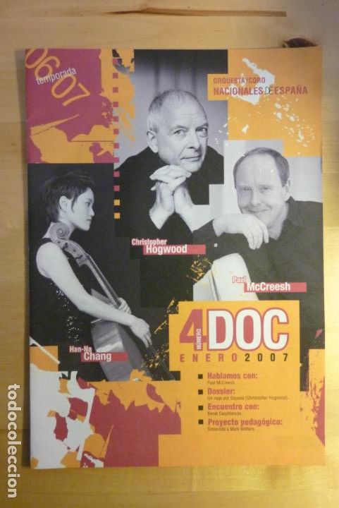 Revistas de m&uacute;sica: Revista DOC N&ordm; 4 Enero 2007 Orquesta y Coro Nacionales de Espa&ntilde;a