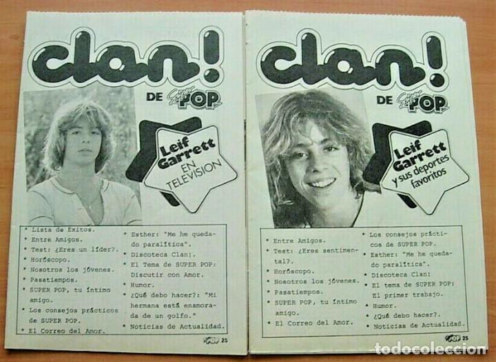 Magazines de musique: LEIF GARRETT Lote de 2 Revistas CLAN DE SUPERPOP 1981 Raras !!