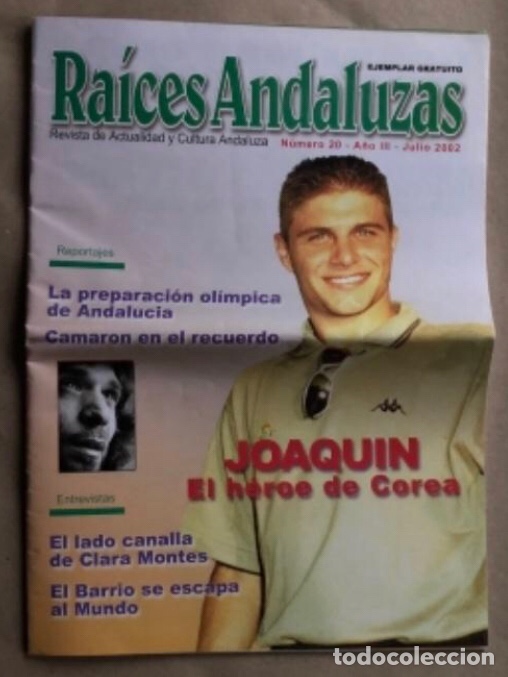 Revistas de m&uacute;sica: RA&Iacute;CES ANDALUZAS N&deg;20 (JULIO 2002). REVISTA DE ACTUALIDAD Y CULTURA ANDALUZA. CAMAR&Oacute;N EN EL RECUERDO