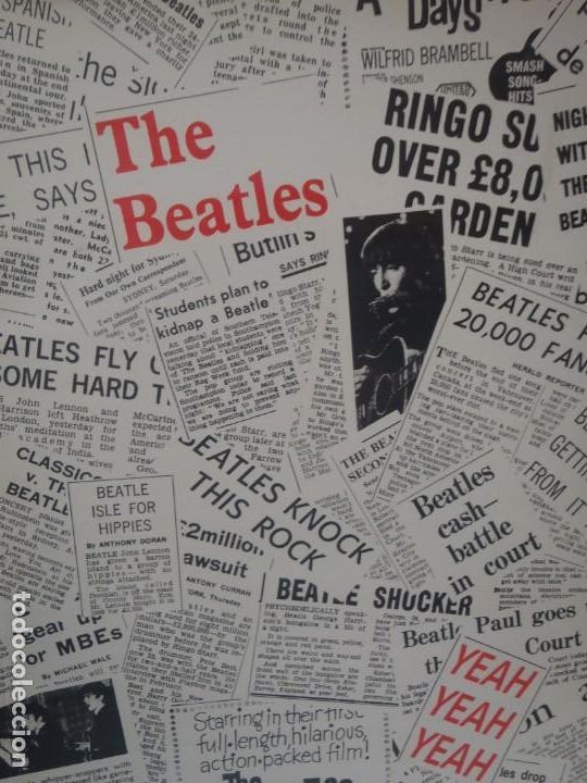 Magazines de musique: THE BEATLES - YEAH,YEHA, YEHA - LIBRO DE RECORTES DE PRENSA - MUY RARO -TEXTOS EN INGLES